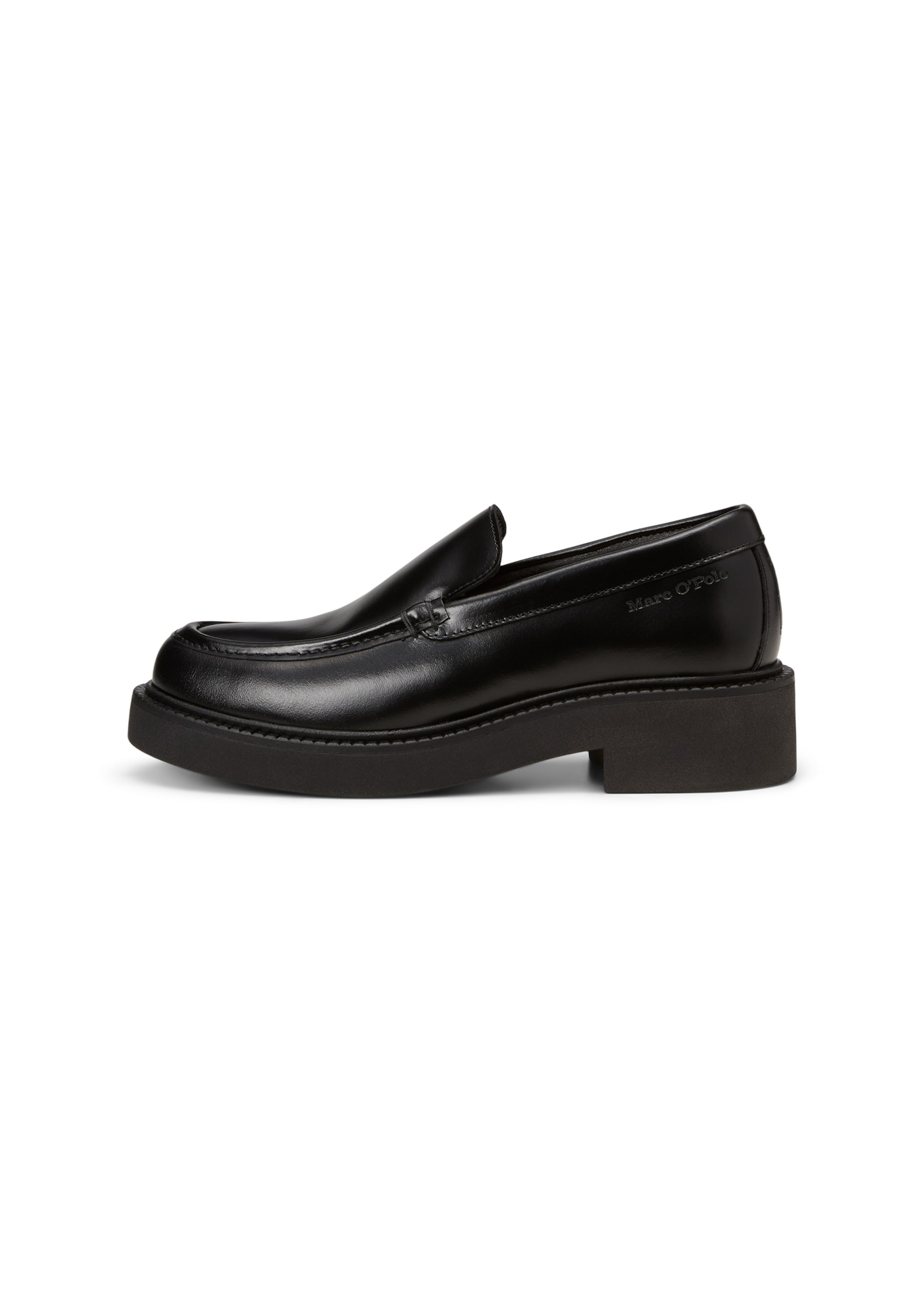 Marc O'Polo Slipper in Schwarz: Vorderseite