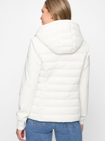 Covered Winterjas 'Sophiaa' in Wit