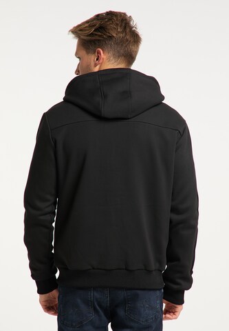 Mo SPORTS Sweatjacke in Schwarz