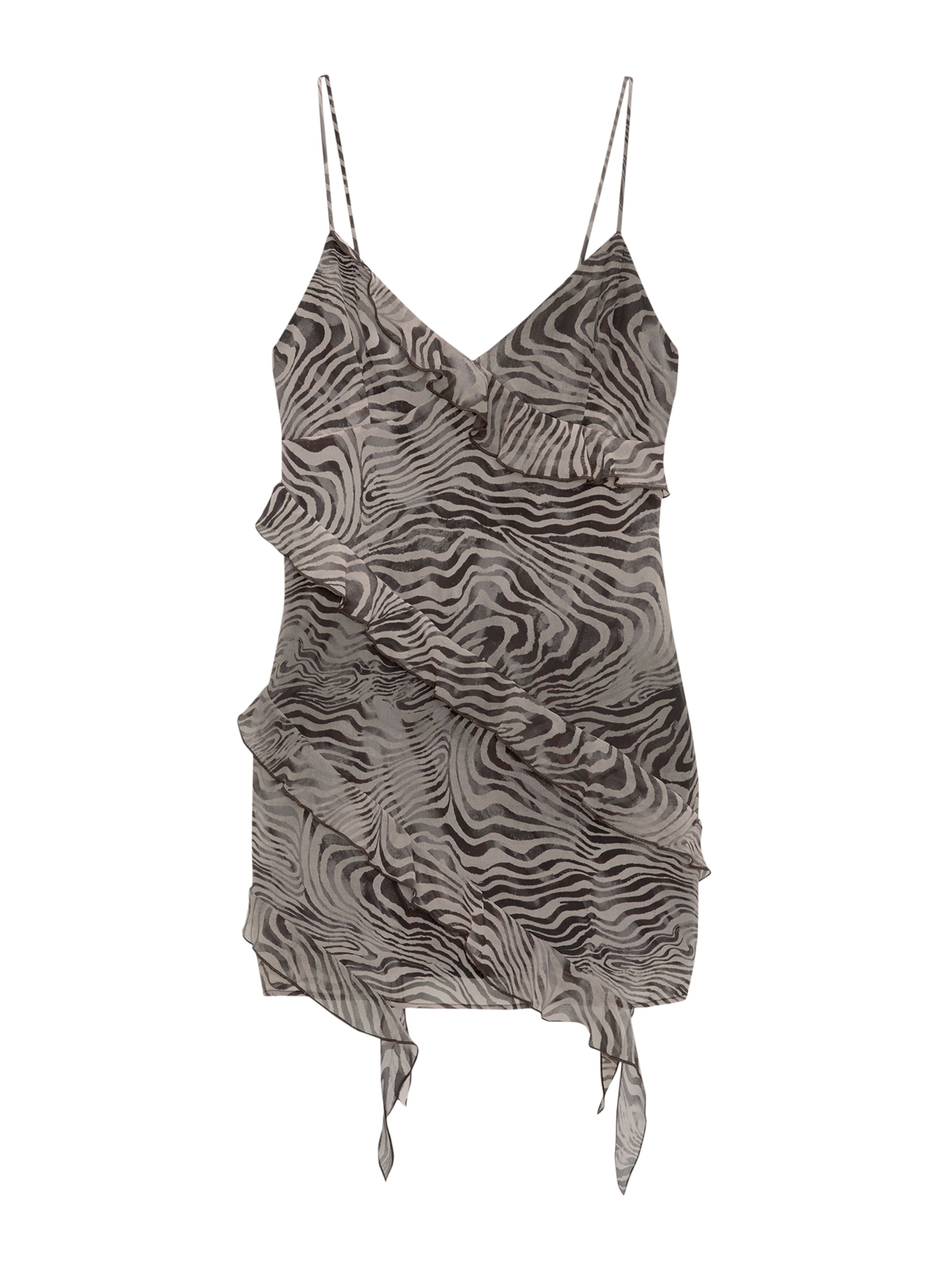 Pull&Bear Kleid in Braun: Vorderseite