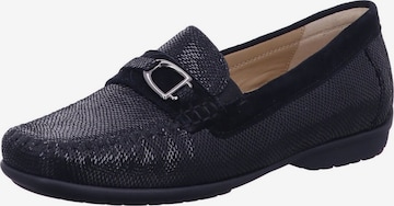 Mocassin '66974' SIOUX en noir : devant