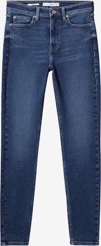 MANGO Slimfit Jeans 'soho' in Blauw: voorkant