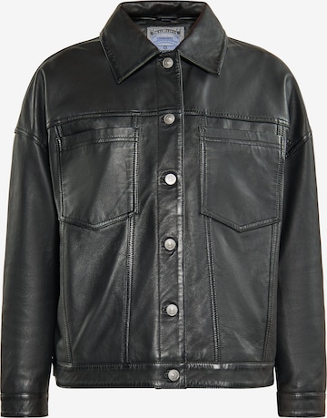Veste mi-saison DreiMaster Vintage en noir : devant
