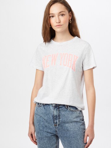 NEW LOOK Tričko 'NEW YORK' – šedá: přední strana