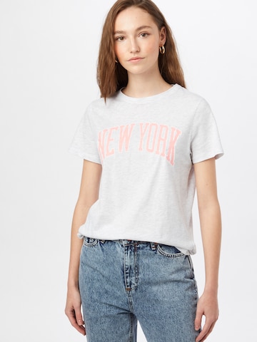 NEW LOOK Shirt 'NEW YORK' in Grey: front