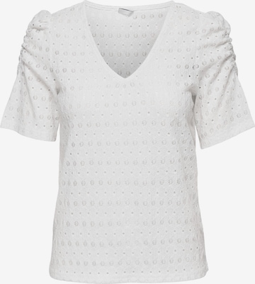 ONLY - Blusa 'ROSALINE' en blanco: frente