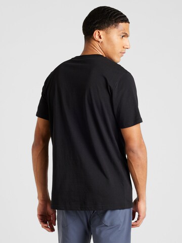 QS T-Shirt in Schwarz