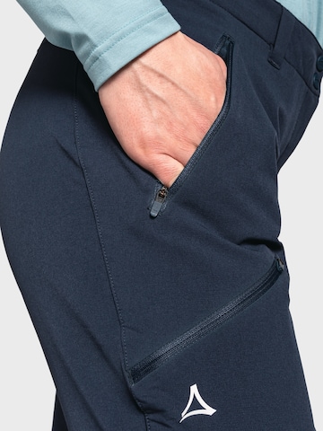 Schöffel Regular Outdoor trousers in Blue