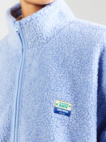 AMERICAN VINTAGE Fleecejacke 'HOKTOWN' in Blau