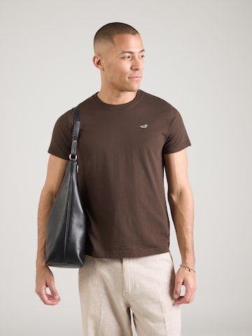 HOLLISTER Shirt in Brown: front