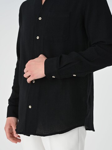 Regular fit Cămașă de la Antioch pe negru