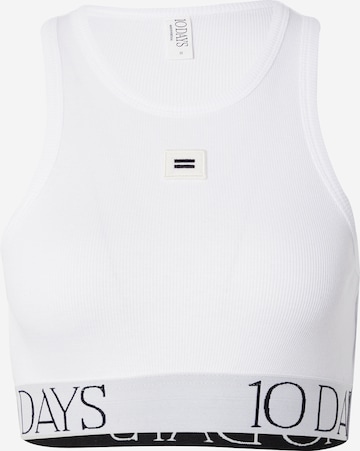 10Days Top in White: front