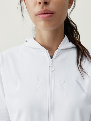 Born Living Yoga Athletic Zip-Up Hoodie 'Abbie' in White