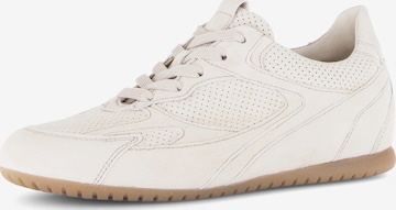 Baskets basses GABOR en beige : devant