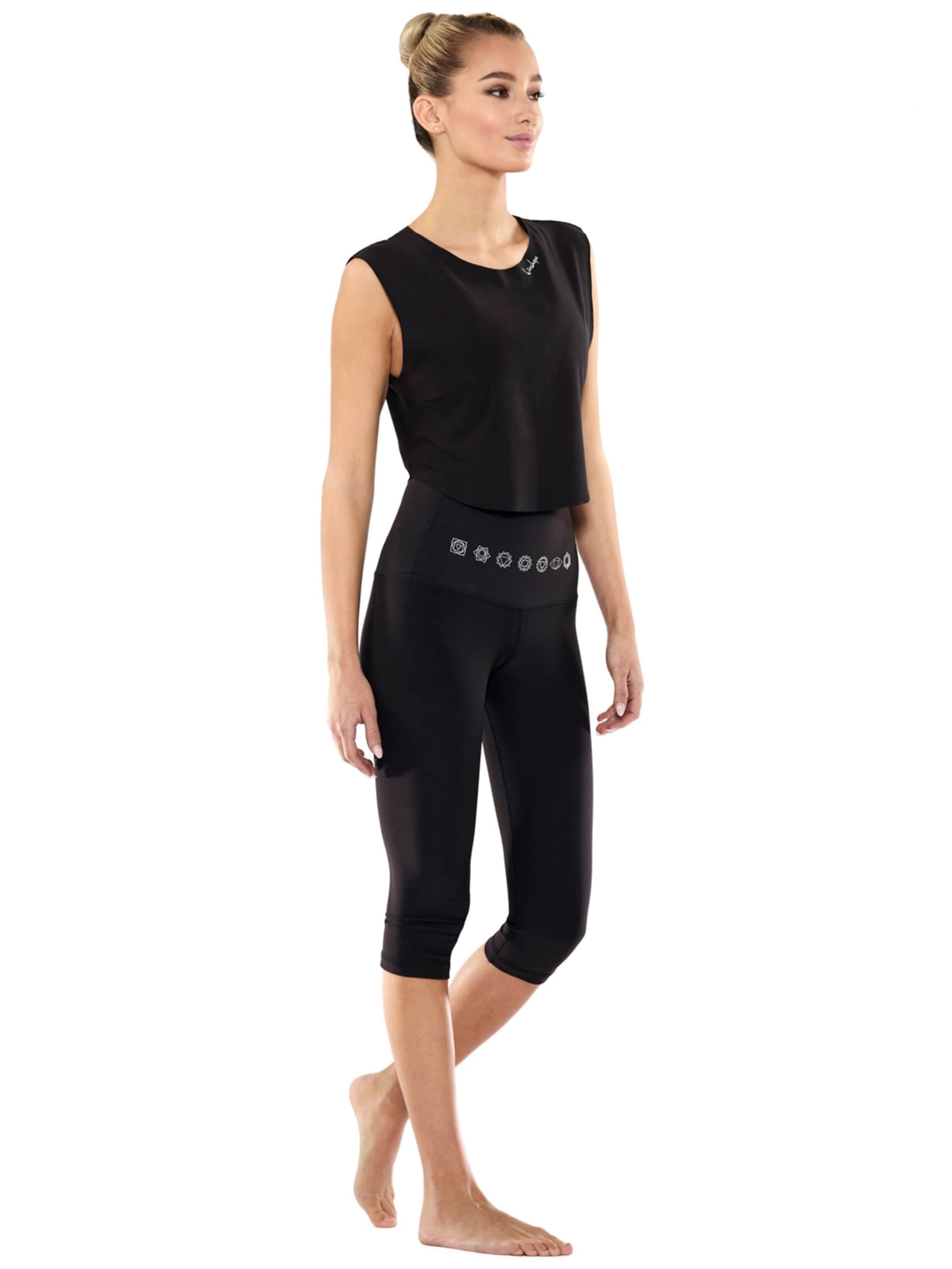 Skinny Pantalon de sport 'HWL212C' Winshape en noir