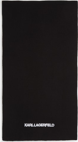 juoda Karl Lagerfeld Šalikas: priekis