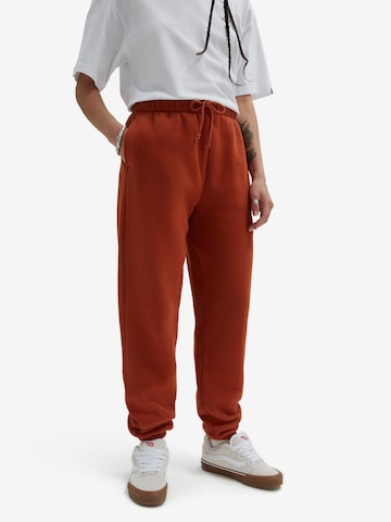 Effilé Pantalon VANS en rouge : devant