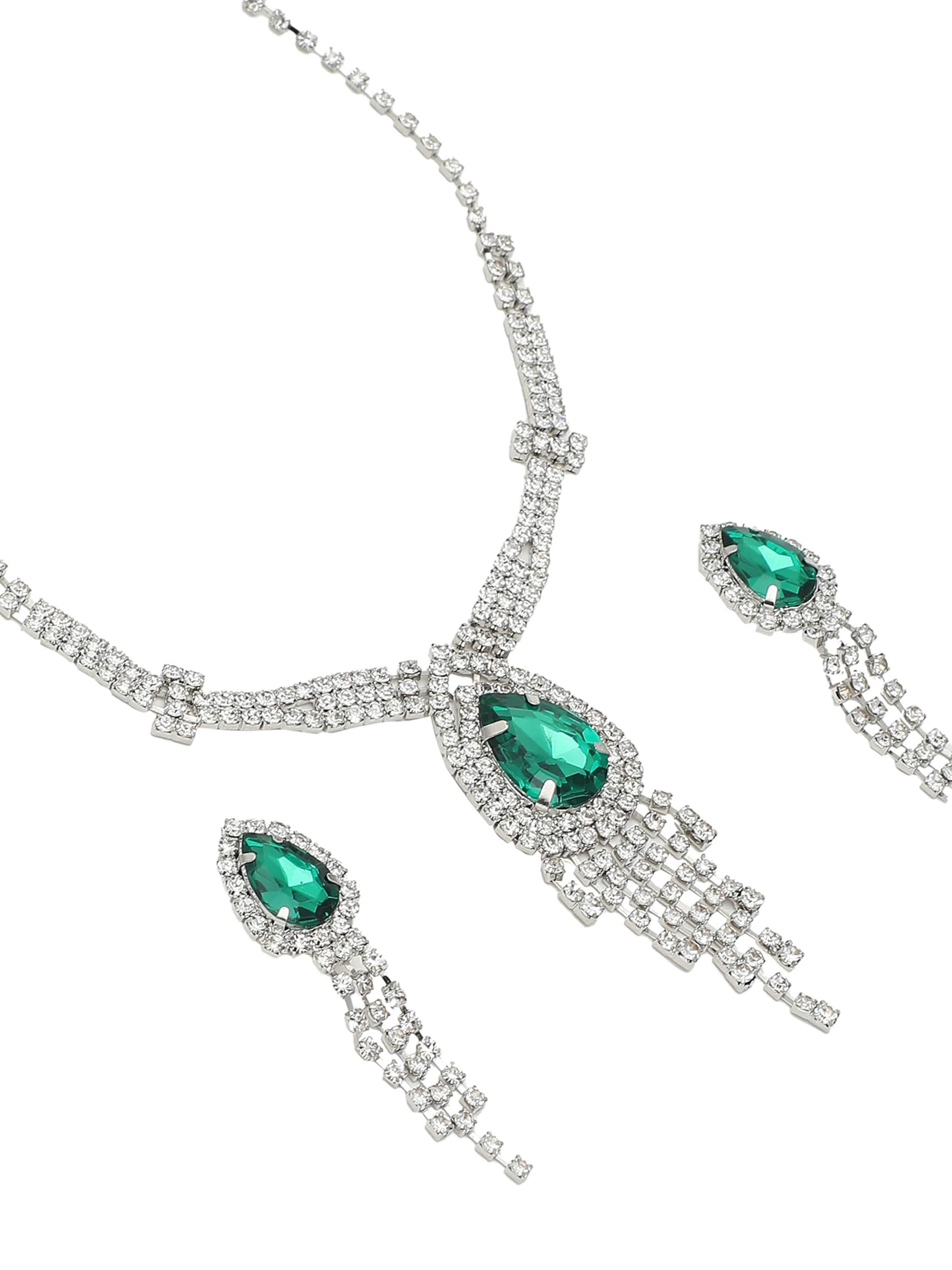 SOHI Σετ κοσμημάτων 'Noori' σε πράσινο