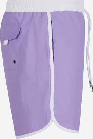 Urban Classics Board Shorts in Purple