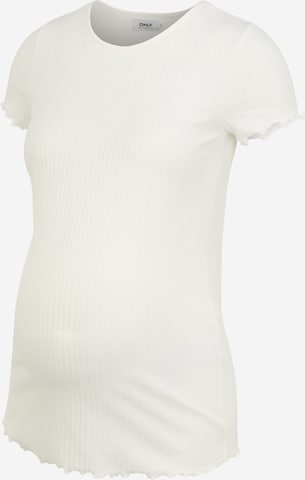 Only Maternity Shirt 'EMMA' in Weiß: Vorderseite