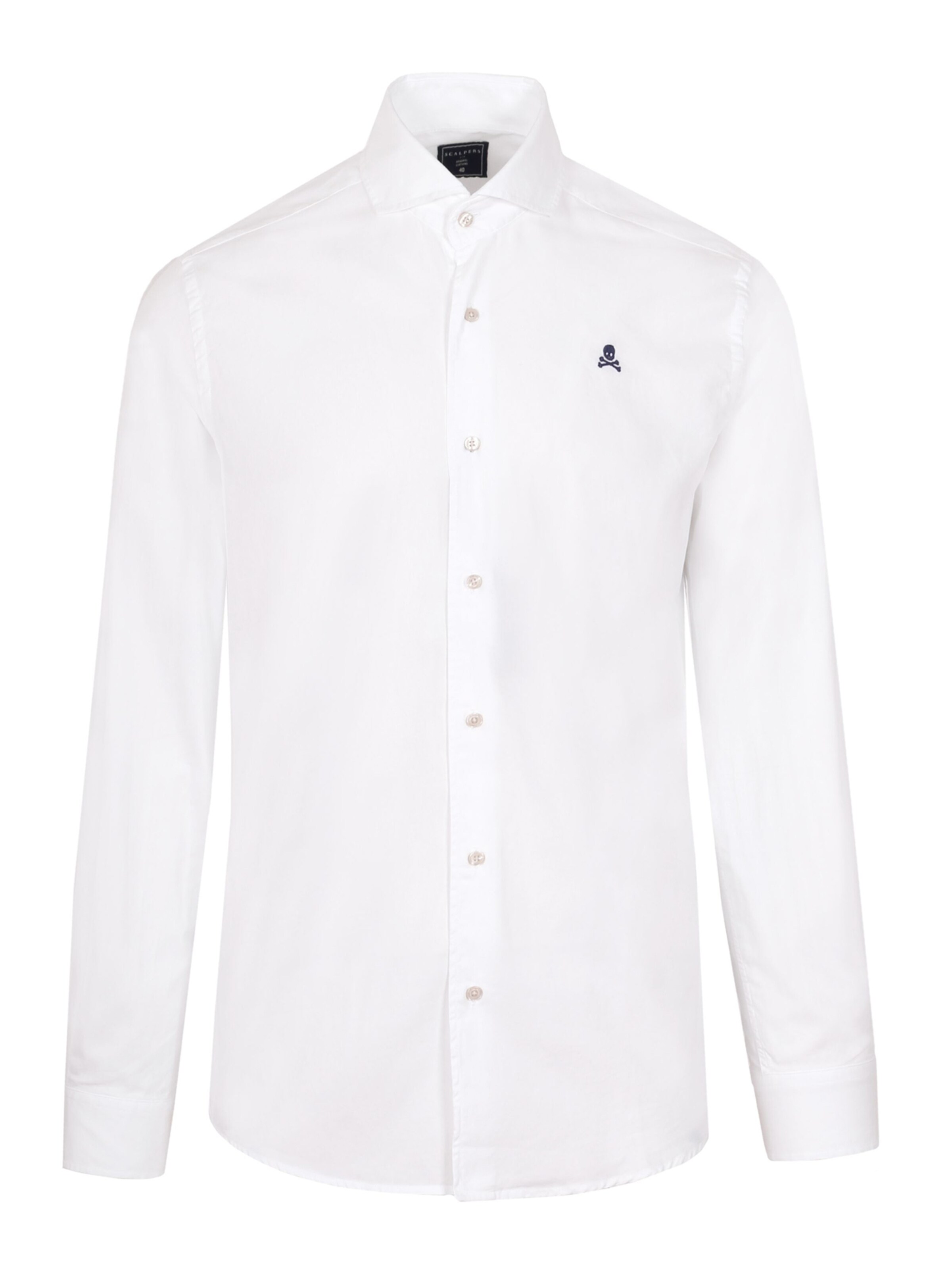 Männer Hemden Scalpers Hemd in Weiß - AX70673