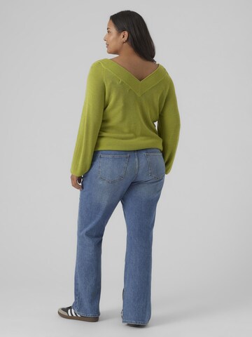 Vero Moda Curve Pullover 'TULEX' in Grün