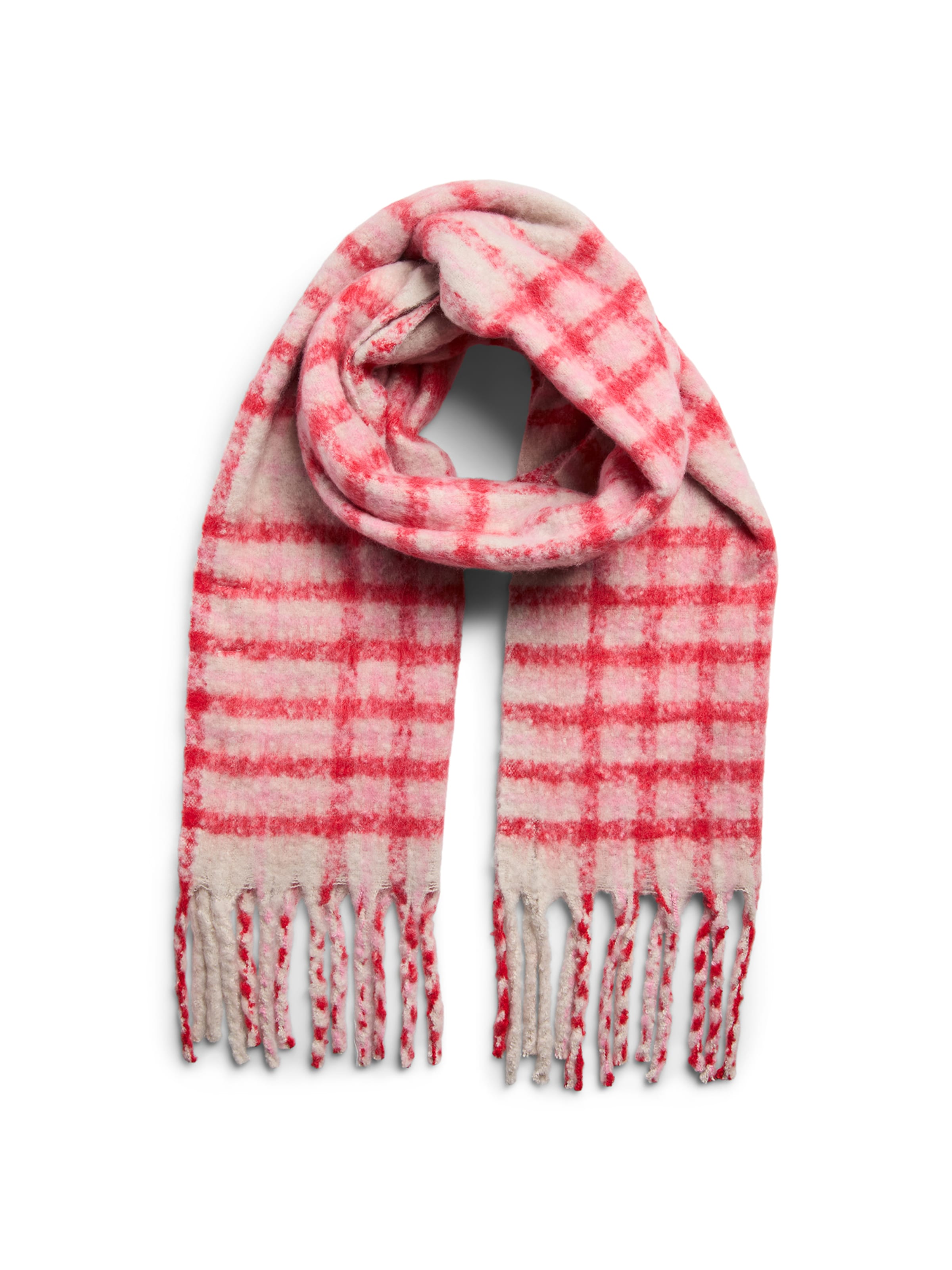 PIECES Scarf 'PCBEA' in Grey: front