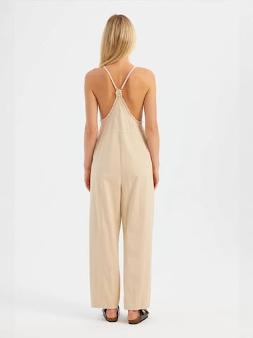 Tuta jumpsuit di Hiccup in beige