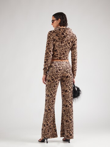Juicy Couture - Acampanado Pantalón 'LISA' en marrón