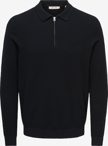 Pull-over 'ONSLOUI' Only & Sons en noir : devant