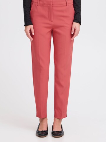 ICHI - Slimfit Calças chino ' IHLexi ' em rosa