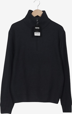 Brandit Strickjacke L-XL in Blau: Vorderseite