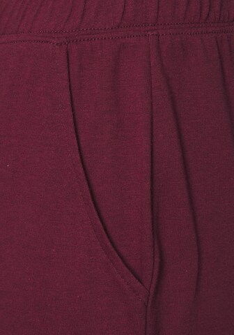 LASCANA - Pantalón de pijama en rojo