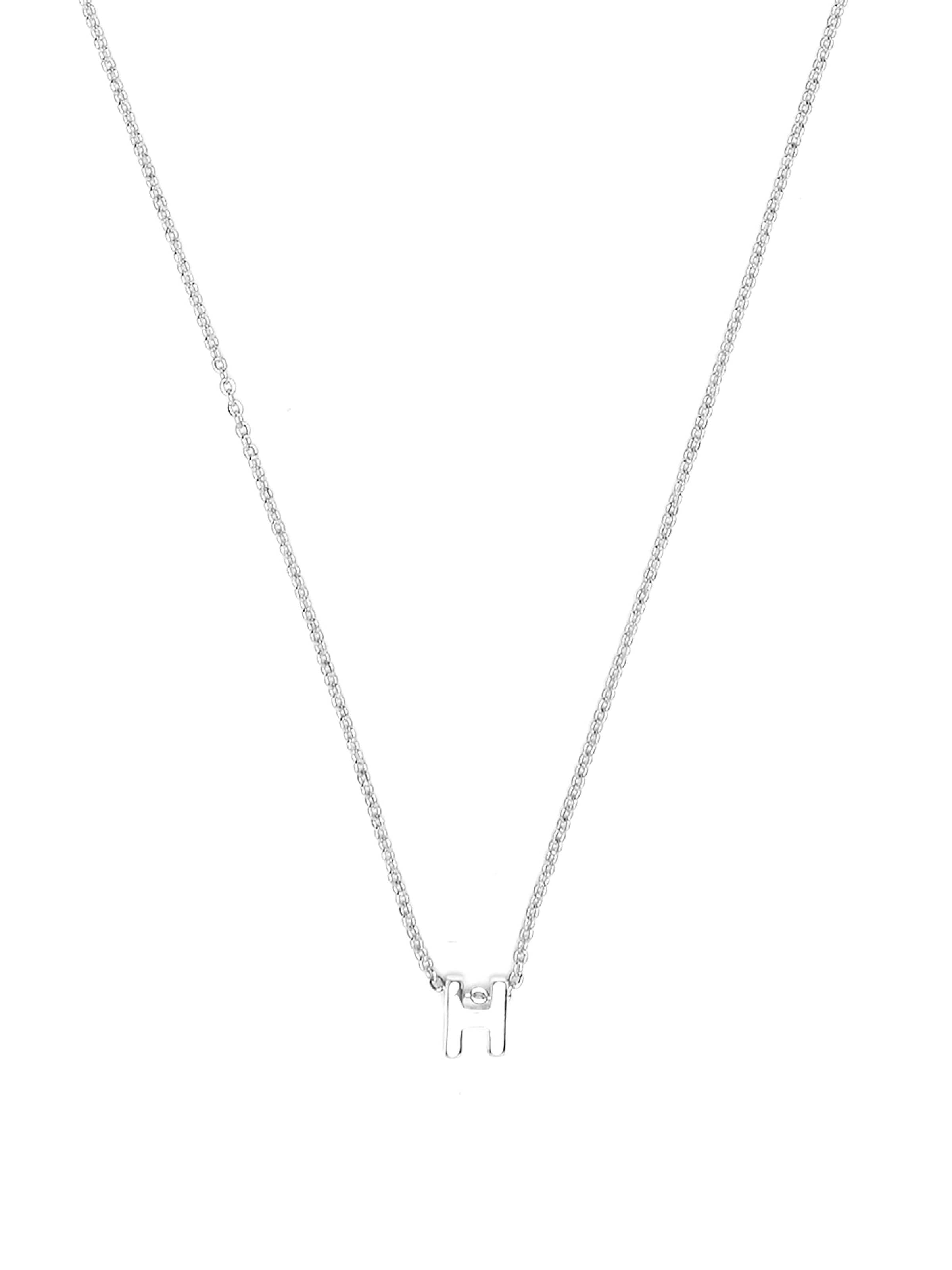 Chaîne 'Alphabet H' Luxenter en argent