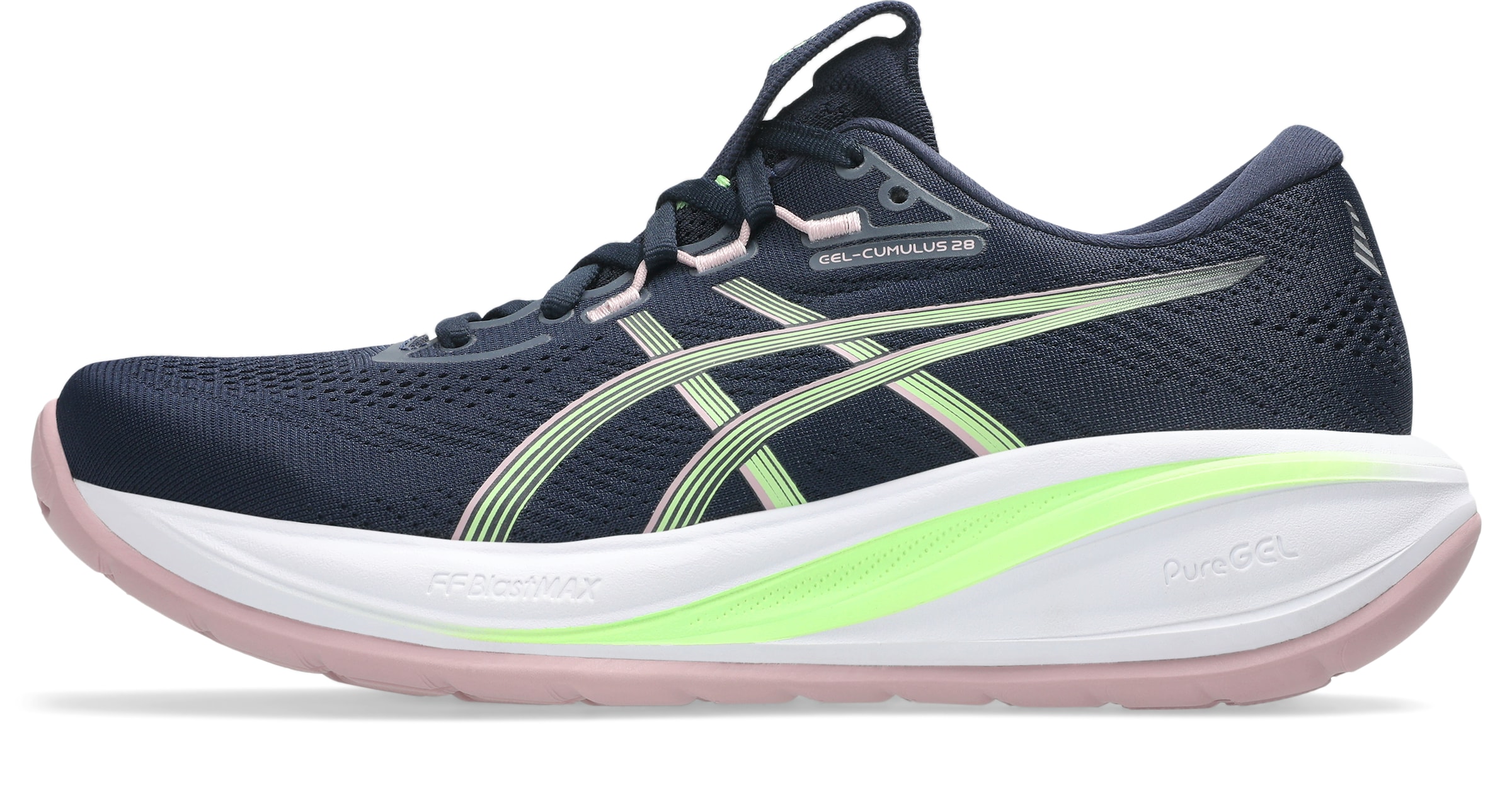 ASICS Running Shoes in Black: front