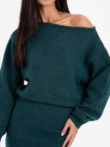 MYLAVIE by Sarah Harrison Strickkleid in Grün