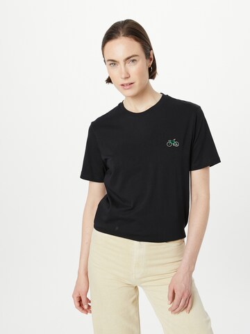Iriedaily Shirt 'Peacy Ride' in Black: front