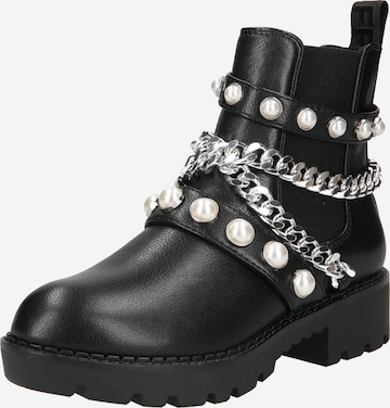 BUFFALO - Botas chelsea em preto: frente