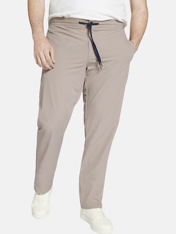 Charles Colby Loose fit Pants 'Baron Columban' in Beige: front