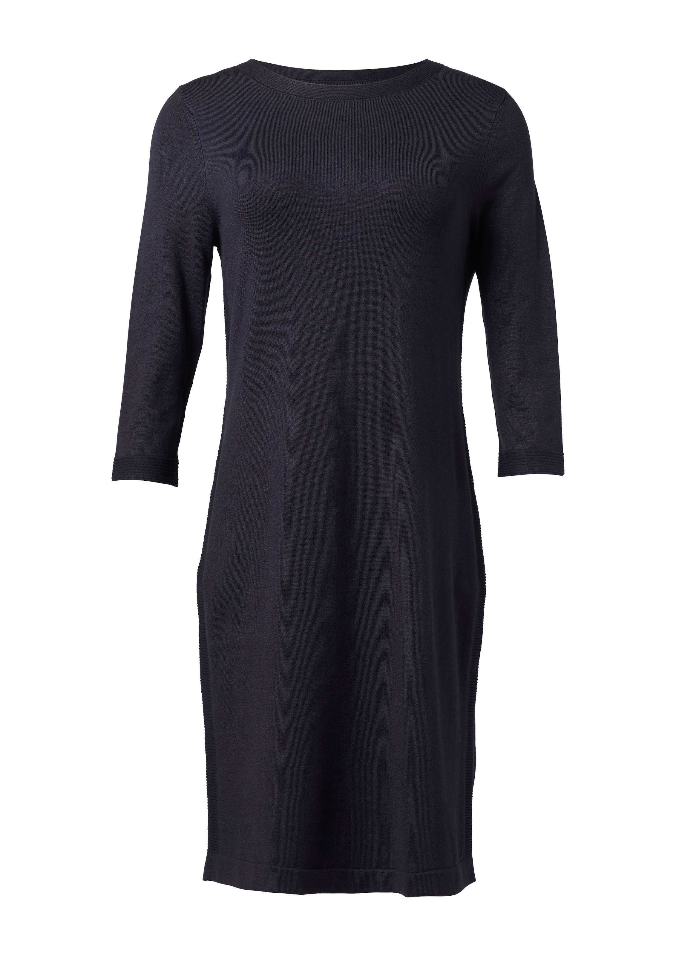 COMMA Gebreide jurk in Blauw: voorkant