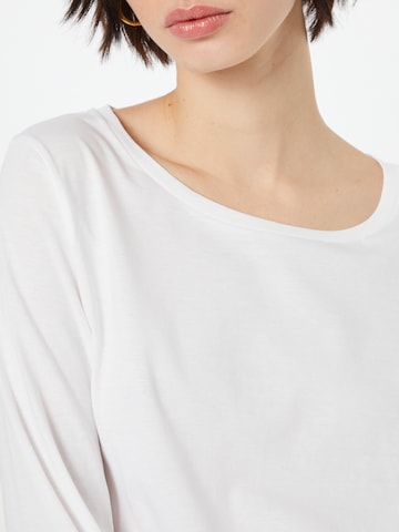 MADS NORGAARD COPENHAGEN Тениска 'Tenna' в бяло