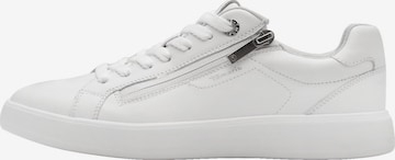 Tamaris Sneakers laag 'Basic' in Wit: voorkant