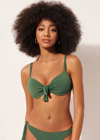 CALZEDONIA Push-up Bikini Top 'INDONESIA' in Green