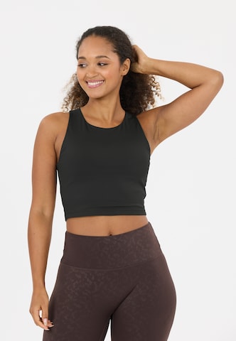 Athlecia Top 'Adeline' in Schwarz: Vorderseite