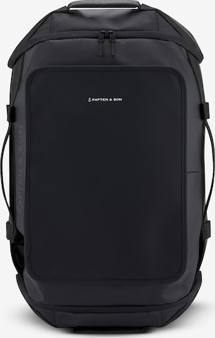 Kapten & Son Batoh 'Lisbon' – černá: přední strana