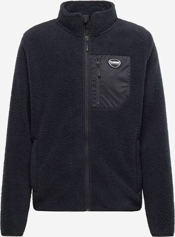 Hummel Fleece jas 'LGC OLIVER' in Zwart: voorkant