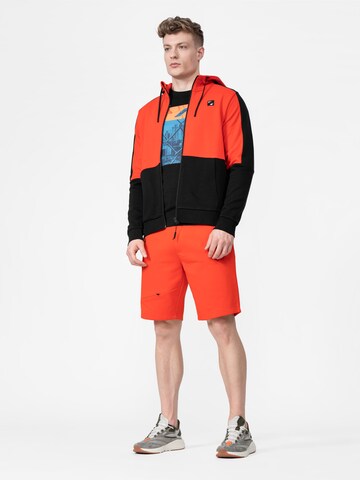 4F Αθλητική μπλούζα φούτερ σε πορτοκαλί
