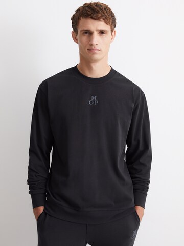 Marc O'Polo Pajamas long ' Heavy Jersey ' in Blue: front