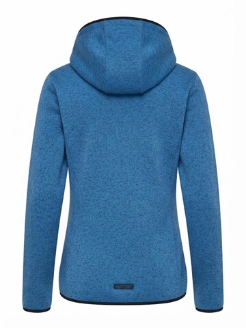 Veste en polaire 'Stedman Dames Fleece Vest met Capuchon - Knit Fleece' Stedman en bleu