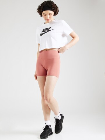 Skinny Pantaloni sportivi 'ONE' di NIKE in rosa